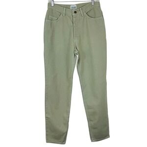 Moda International London Jean Sage Green High Rise Mom Jeans Earthy Soft Girl
